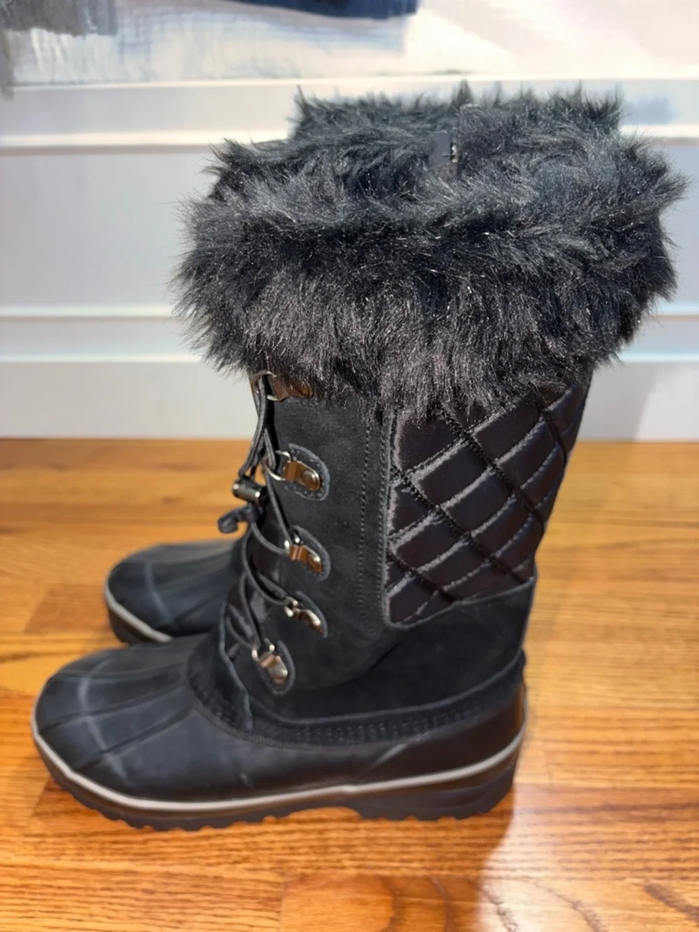 Land's End Quilted Boots